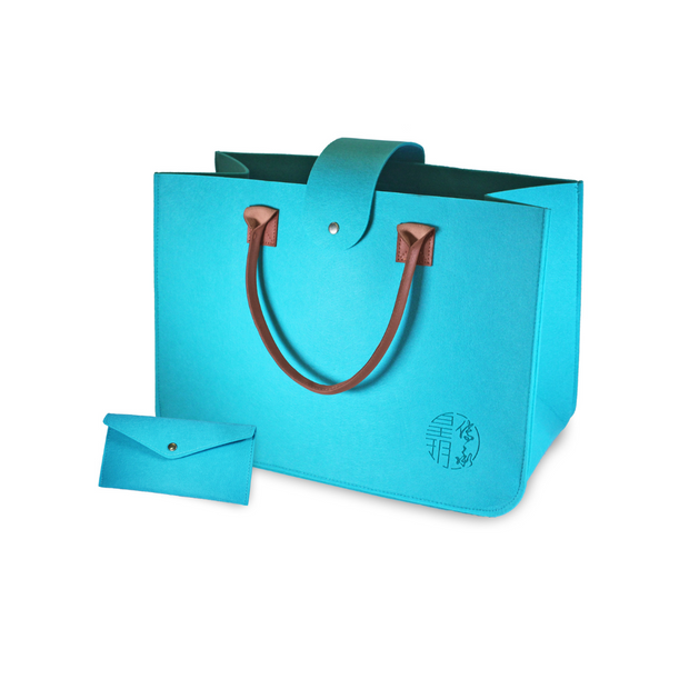 皇玥手提袋 — 綠色 (大) | Imperial Shopping Bag — Green (L)