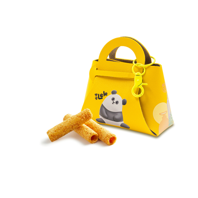 熊貓精品 - 熊貓小手袋精品禮盒(樂樂) 黃色 | Panda Home - Panda Exquisite Handbag Gift Set (Lele) Yellow